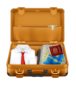 a travel suitcase